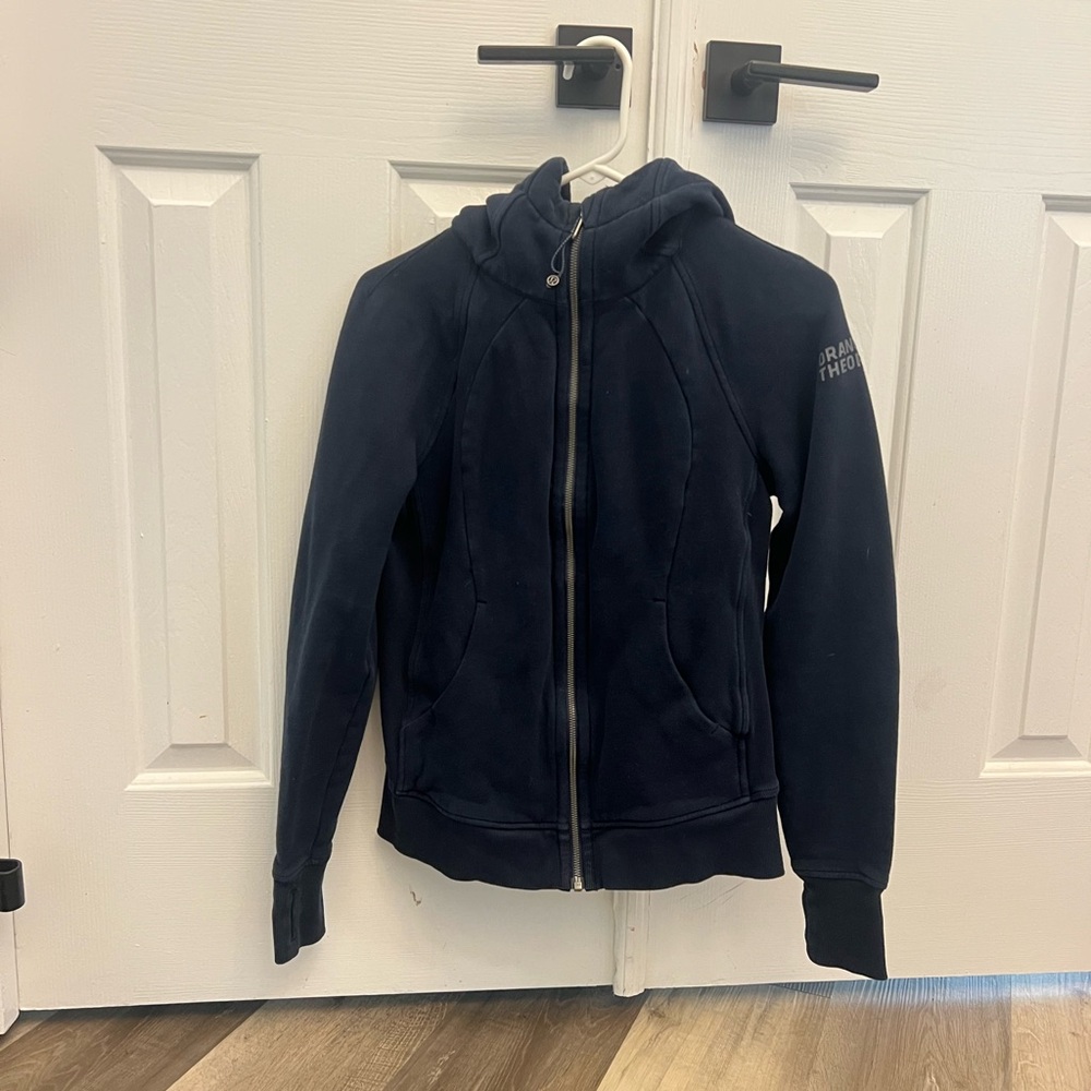 Lululemon-Orange Theory Zip-Up Hoodie